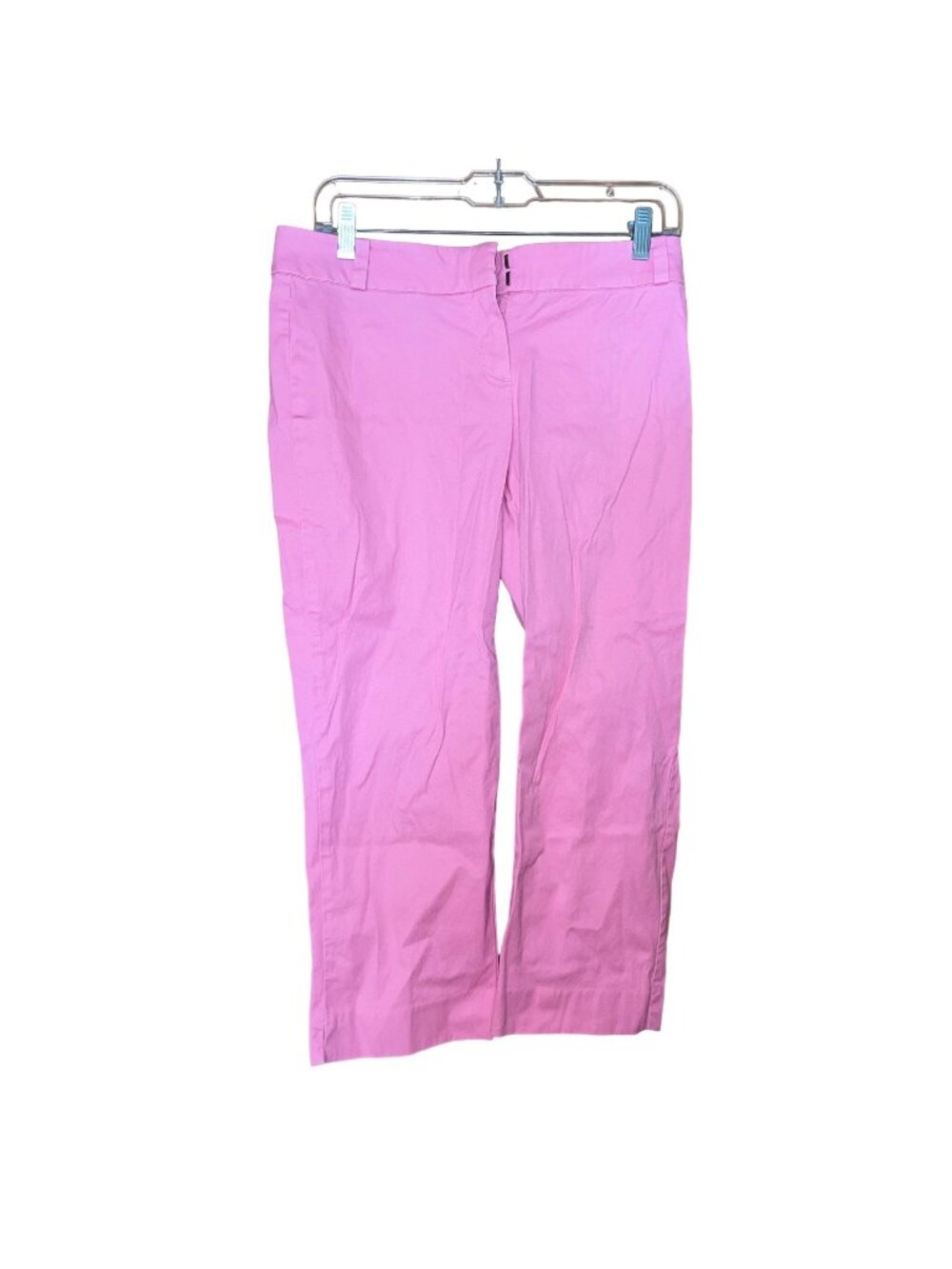Talbots Womens Pink Chatham Crop Pants 4P Cotton Blend